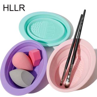 Miếng silicone vệ sinh cọ trang điểm gấp gọn tiện lợi 80g