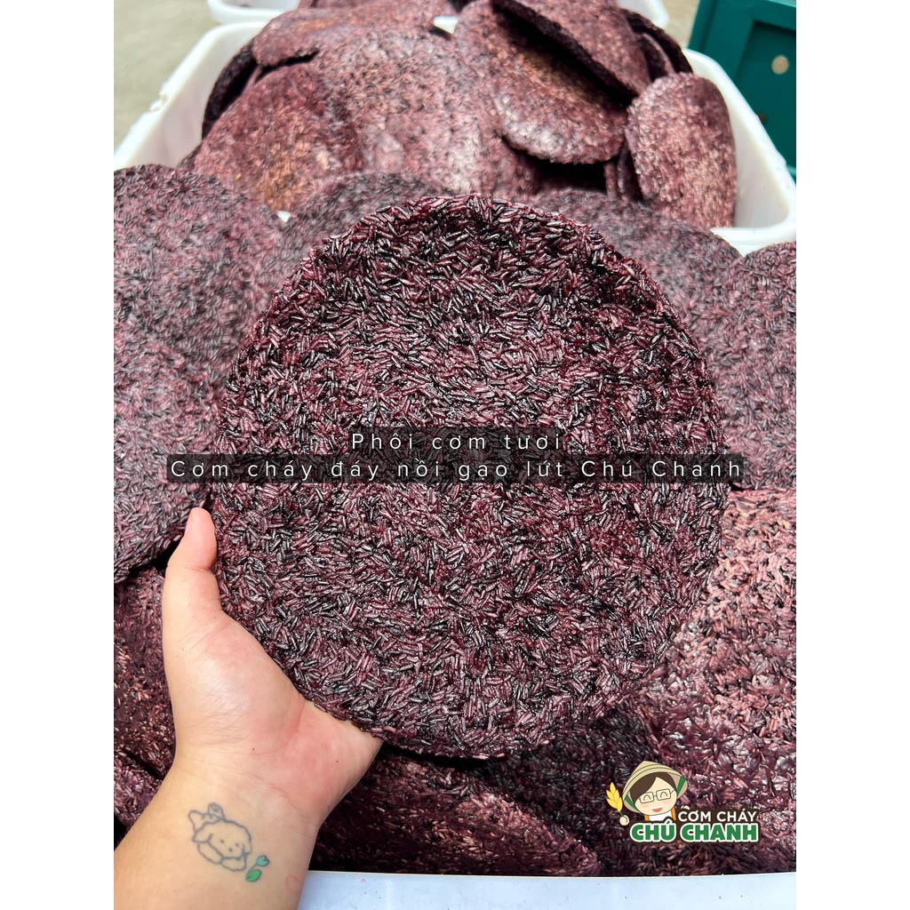 Chú Chanh - Cơm cháy Gạo Lứt Mắm Hành, giòn rụm thơm ngon