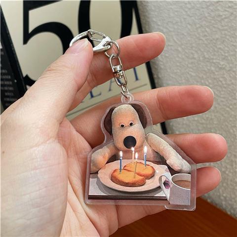 Móc Khóa acrylic Hình Cún Con Dễ Thương Xinh Xắn