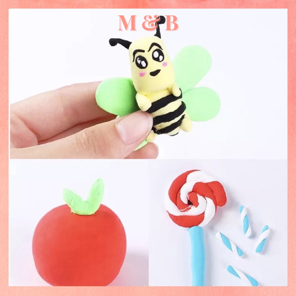 Đất Sét Trắng Nhật Tự Khô Nhẹ 100g, Nguyên Liệu Làm Slime, Softclay Nặn Hình, Làm Butter Slime Cho Bé Tự Do Sáng Tạo