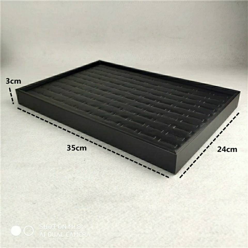 Trang Sức Hoa Tai Trang Sức.Khay Trưng Bày Nhẫn Thiết Kế Độc Đáo Tiện Dụng Khay Trưng Bày Nhẫn 100 Ô Bằng Da Cao Cấp
