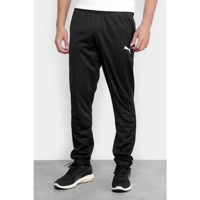 Quần thể thao Puma trơn logo ống trước