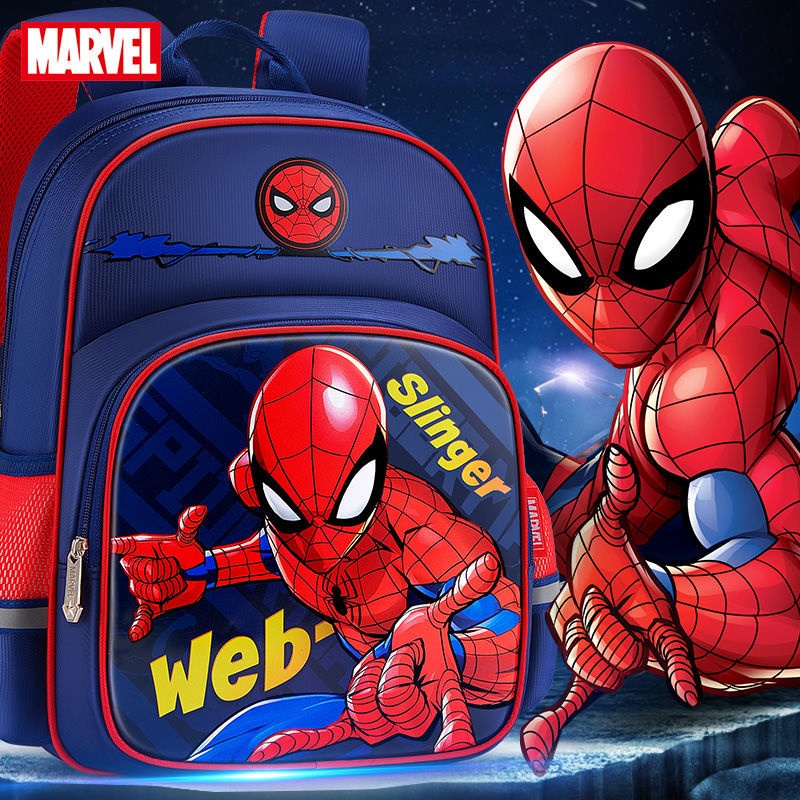 Ba Lô Đi Học Siêu Nhẹ Họa Tiết Người Nhện Thời Trang Cá Tính Cho Bé Trai