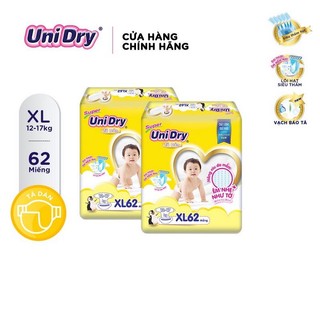 {Mẫu mới} Bỉm Unidry dán M76,L68,XL62 miếng