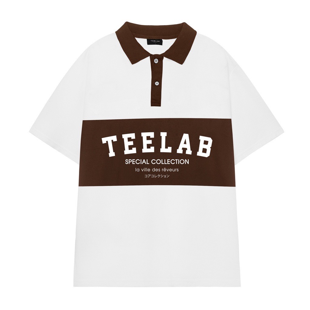 Áo Polo Teelab Nâu Bassic nam nữ