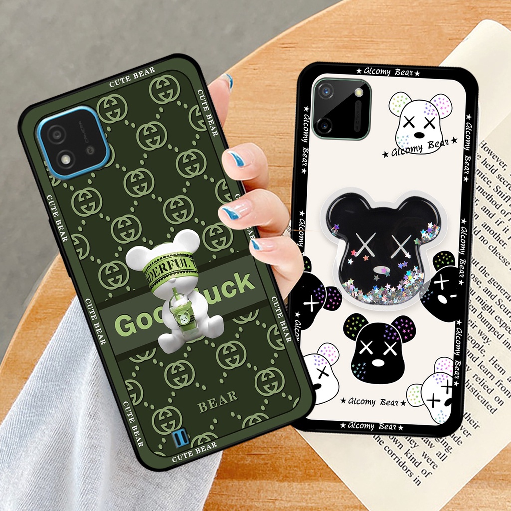 Ốp lưng Realme C11 / Realme C11 2020 / C11 2021 in hình bearbrick, kwas. ốp in hình bền đẹp