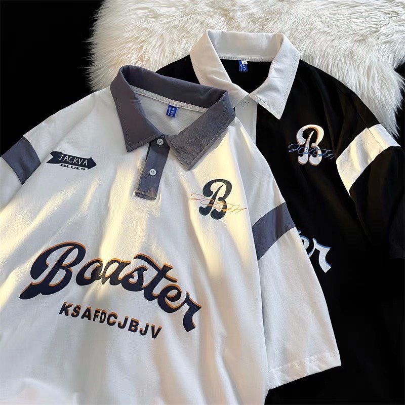 Áo Thun Form Rộng Nam Nữ In Chữ Boaster