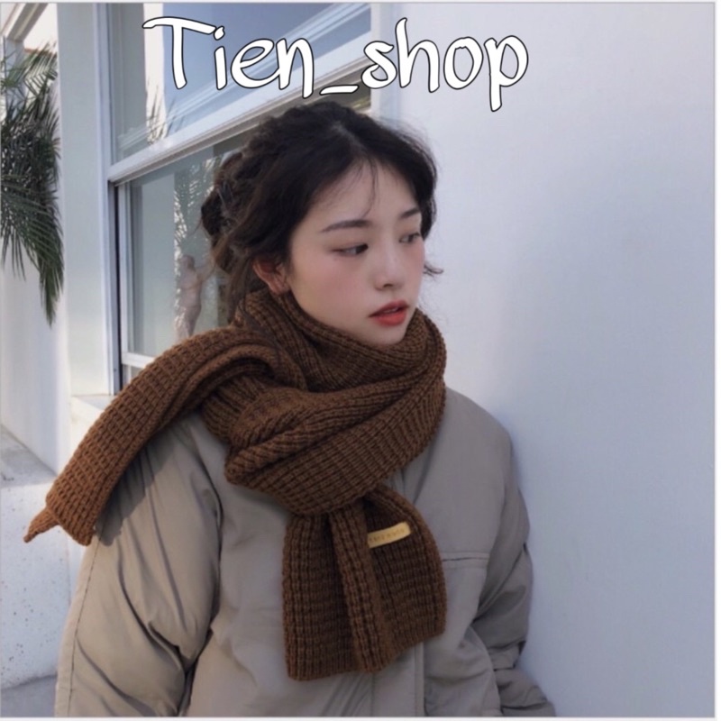 LOẠI 1 - XỊN KHĂN LEN BASIC HÀN QUỐC TAG HANDMADE KHĂN ĐÔI NAM NỮ