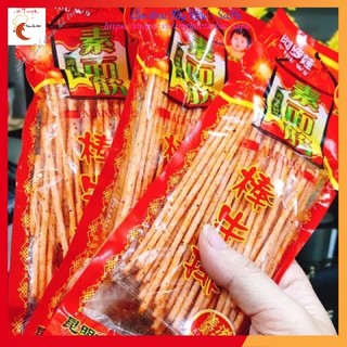 Que Cay Tăm Cay Ăn Vặt Tuổi Thơ Gói To 25gr🌶 Date mới 🌶 Tăm cay siêu ngon