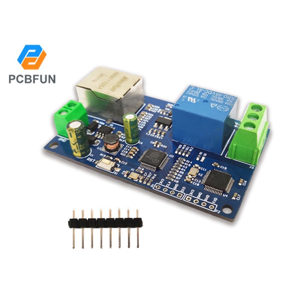 Pcbfun Mô Đun Rơ Le Ethernet MQTT Modbus Wifi CAN RS485 TCP Chuyên Dụng Chất Lượng Cao