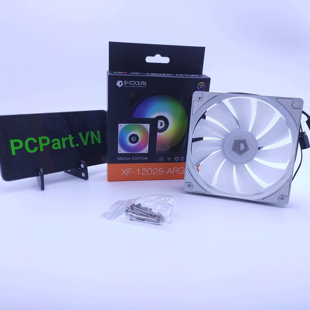 Quạt tản nhiệt ID-Cooling XF-12025 LED ARGB - ARGB SNOW