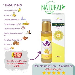 Dầu Massage Yoni Việt Nam 100ml