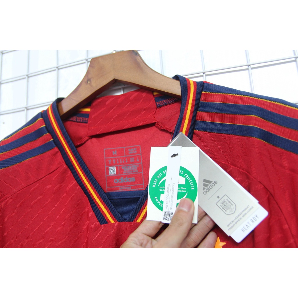 Bộ quần áo bóng đá Đt Tây Ban Nha mùa WC 22/23 - Bản Player hàng Thái - Tây Ban Nha Đỏ sân nhà