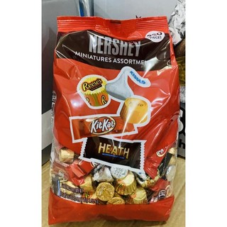 Túi 1,55kg kẹo socola tổng hợp 5 loại 220 viên hershey miniatures assortment chocolate - usa