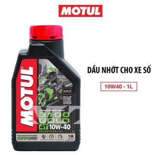 Nhớt Xe Máy Số Cao Cấp Motul Gold 3100 10W40 800ml 1L - Sản phẩm mới phân loại cấp độ cao cấp MTS