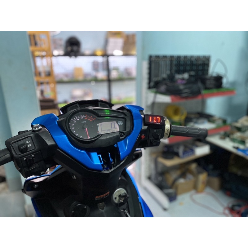 Đồng hồ báo vôn vol 12v xe máy Votl Meter Koso
