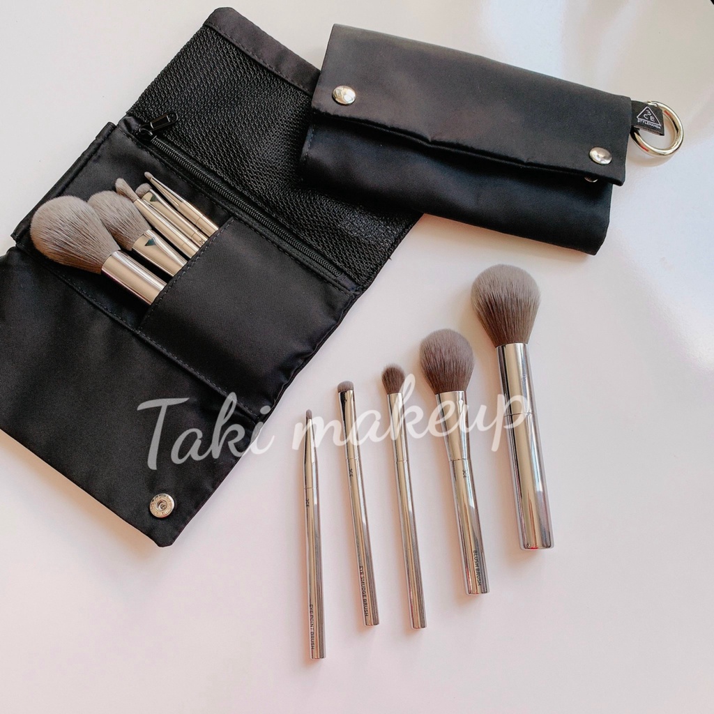 Bộ Cọ 3ce Essential Brush Kit  + Túi Đen