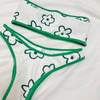 Bikini 2 mảnh dáng quây hoạ tiết hoa