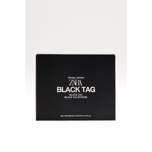 Set Nước Hoa Nam ZARA BLACK TAG EDP + BLACK TAG INTENSE EDP 100MLX2