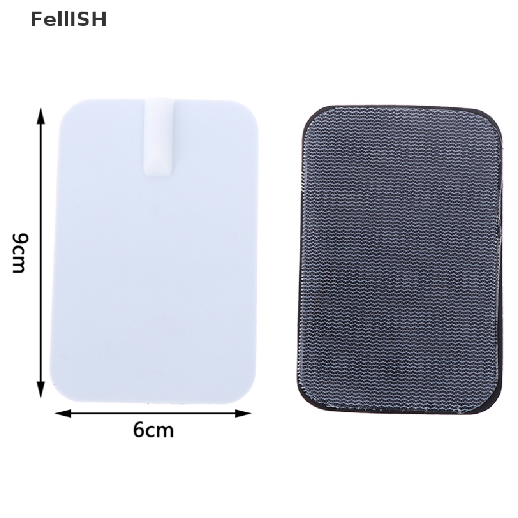 Bộ 10 Miếng Dán Điện Cực 6 * 9cm Tự Dính 439br Có Thể Tái Sử Dụng