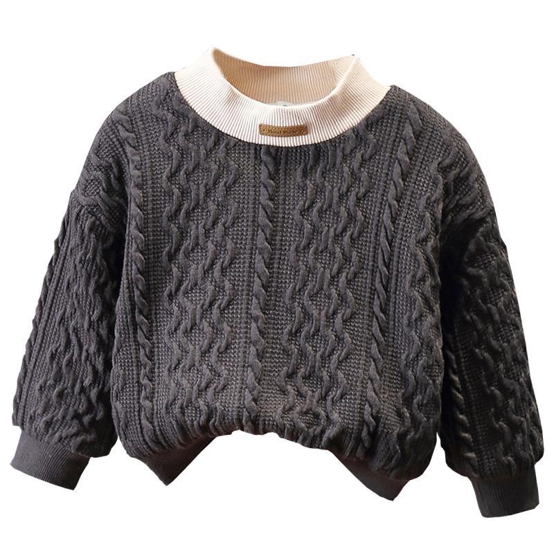 Áo sweater AMILA dệt kim bằng cotton mềm mại Phong cách Hàn Quốc dễ thương cho bé