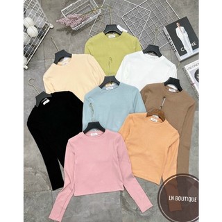 Áo crop top tăm Hàn quốc