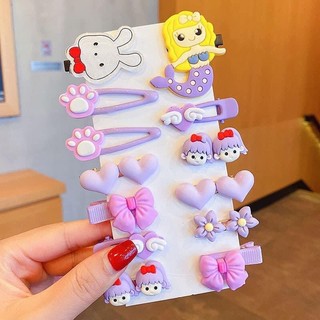 Set kẹp tóc cho bé 14 chi tiết mẫu mới