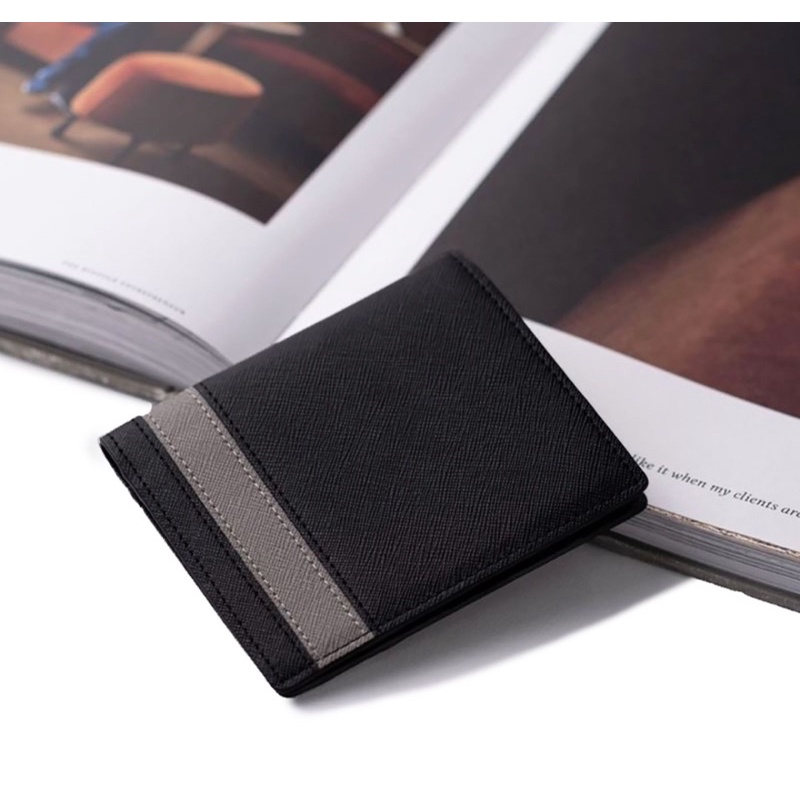 Ví da nam chất liệu da bò thật thương hiệu VACHINO-VN008