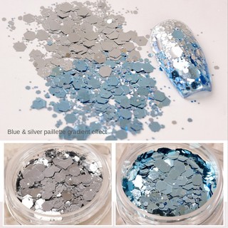 1 Lọ Sơn Móng Tay Màu Đỏ / Xanh Dương gradient