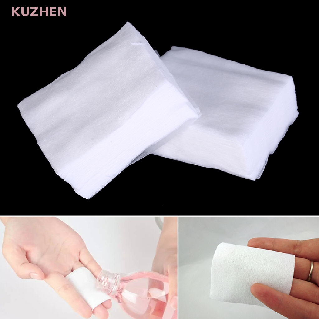 Set 100 Bông Tẩy Trang Làm Sạch Da Mặt Và Mắt KUZHEN