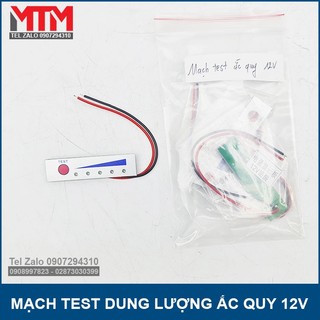 Mạch test dung lượng bình ắc quy 12V