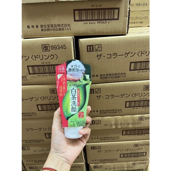 Sữa rửa mặt trà xanh Nhật Bản Rohto Shirochasou sánh sạch, ngừa mụn