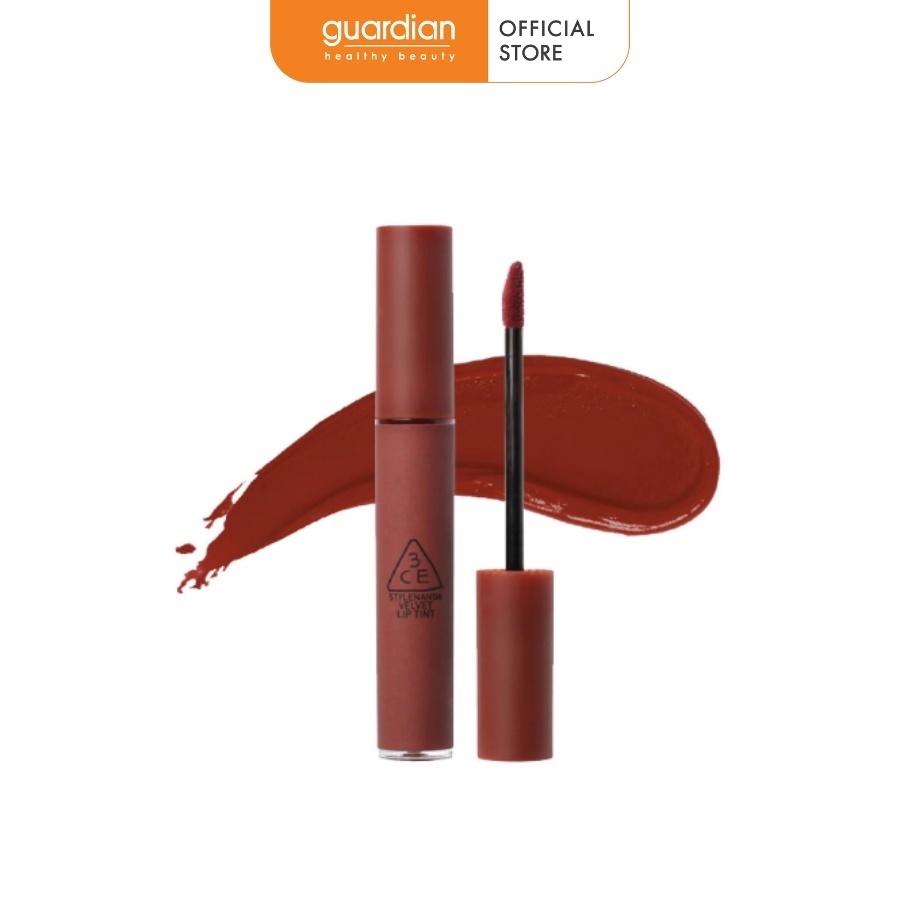 Son Kem Lì 3CE Mịn Màng Như Nhung Velvet Lip Tint Taupe (Đỏ Gạch) 4g