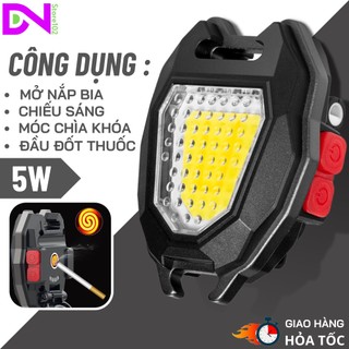Móc khóa đèn led mini bản nâng cấp siêu sáng sạc usb tiện dụng