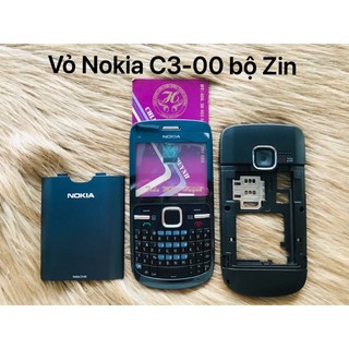 Vỏ Nokia C3-00 zin nguyên bộ xanh