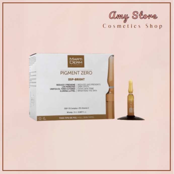 Tinh chất cao cấp trắng da, mờ thâm nám Martiderm Pigment Zero DSP - Bright [ Ống Lẻ ]