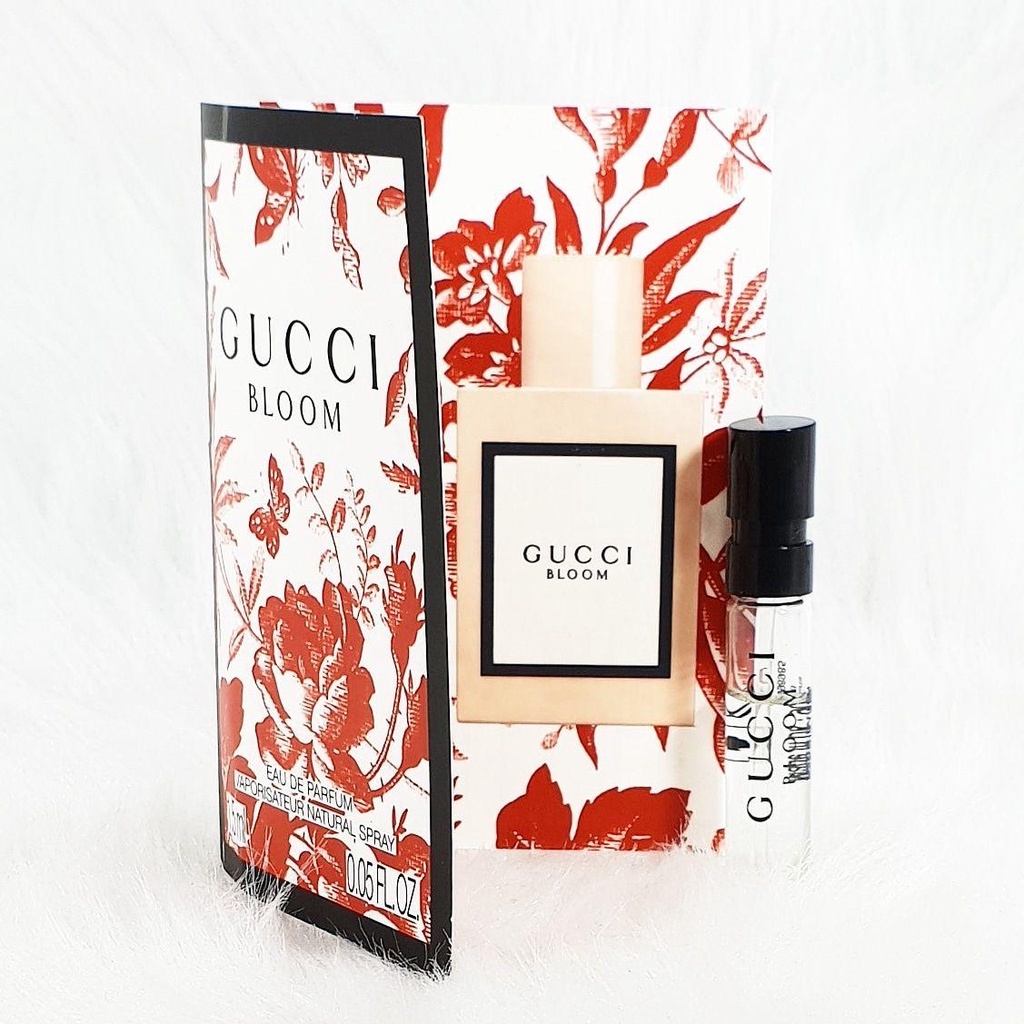Nước hoa Gucci Bloom EDP Chou Nữ Dòng Dùng Thử Vial 2ml, Hương Thơm Của Khu Vườn Thụy Sỹ Lưu Hương 3h