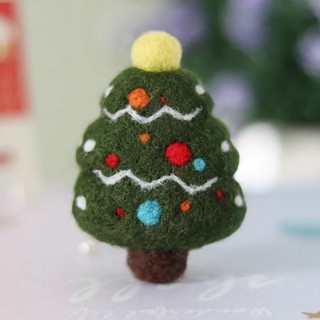 Len Chọc Handmade, Bộ Kit Len Chọc Santa With Gift
