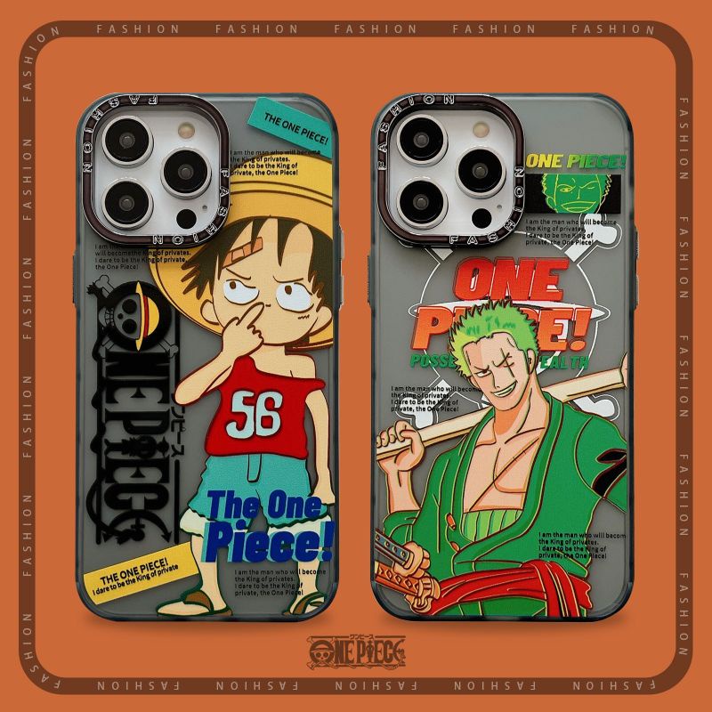 Ốp Điện Thoại Chống Sốc Họa Tiết ONE PIECE Cho iPhone 14 Pro Max 11 13 12 Pro Max