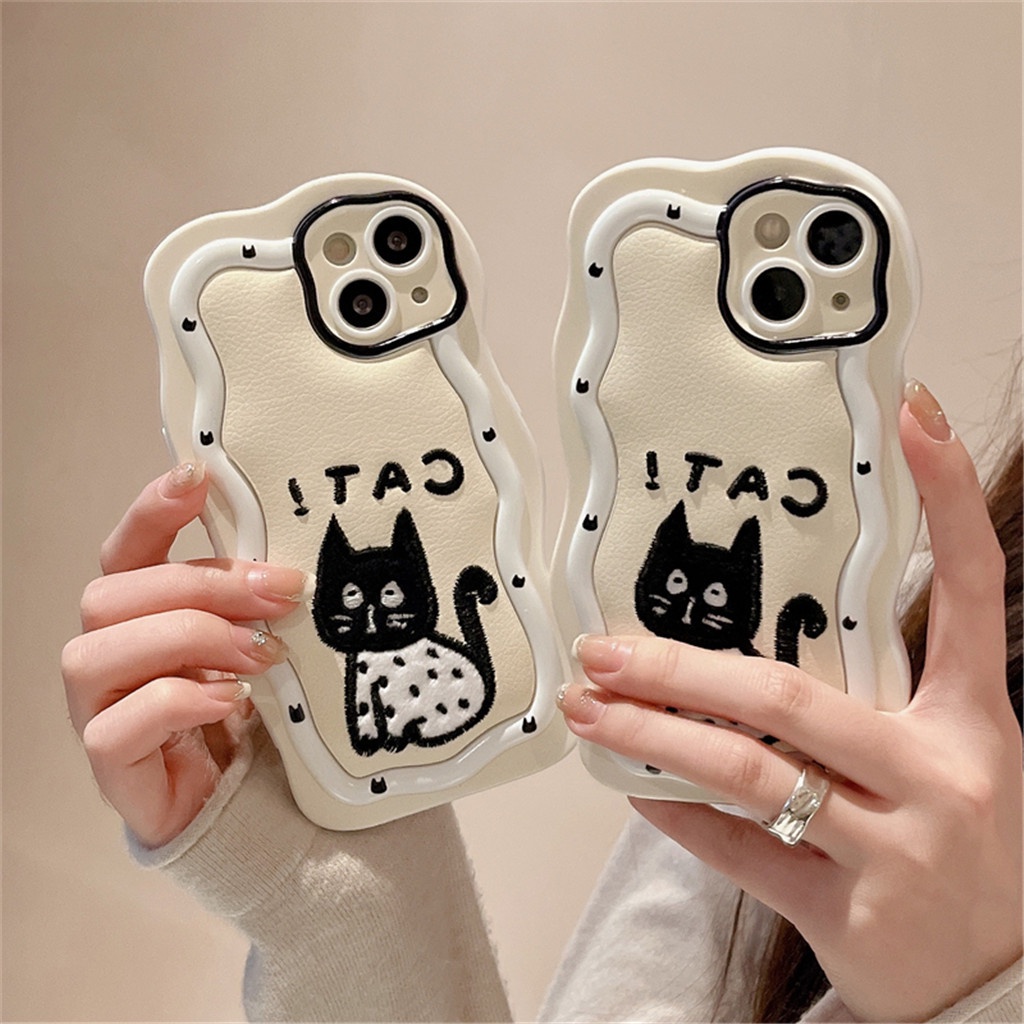 Ốp Điện Thoại TPU Mềm Thêu Hình Đặc Biệt Cho iphone Case 14 Pro Max 13 Pro Max 12 Pro Max
