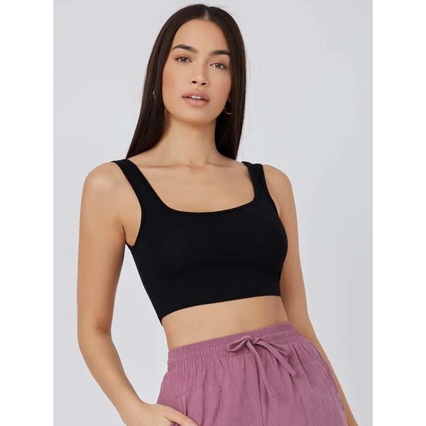 Áo thun cotton croptop Ch4rloste xuất khẩu