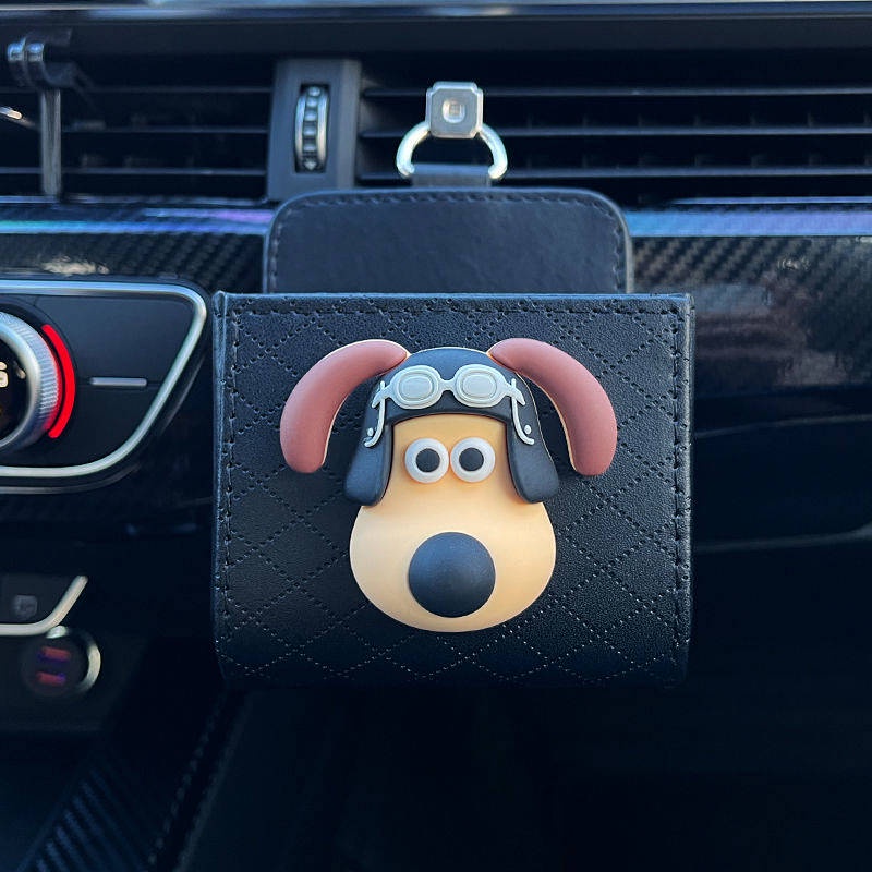 Pocket Hanging Bag Sundries Storage Air Outlet Same Mobile Phone Suspension Car Creative Storage Storage Box Car Xiaohongshu i3qi