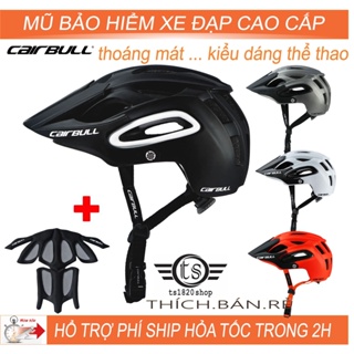 Mũ bảo hiểm xe đạp thể thao chính hãng CAIRBULL, đạt tiêu chuẩn, an toàn