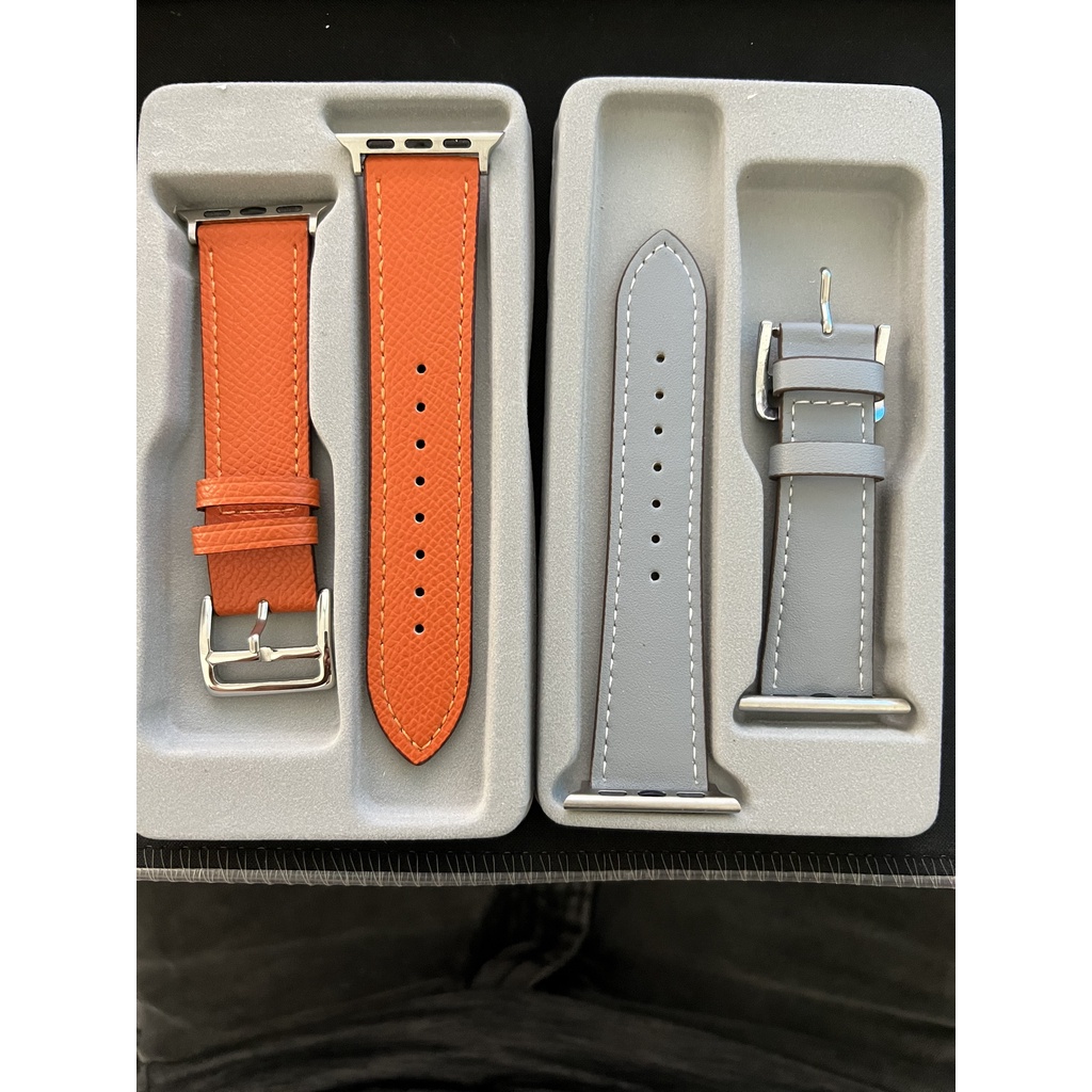 Dây Da Apple Watch Thời Trang Sang Trọng Khóa Thép 316L Dành Cho Series SE 8 7 6 | 5 | 4 | 3 | 2 | 1 38mm 40mm 42mm 44mm