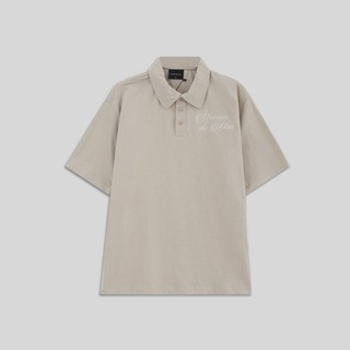Áo thun có cổ Cott Polo - Coconut Milk