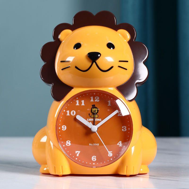 Đồng Hồ Báo Thức Để Bàn Hình Sư Tử Hoạt Hình Đáng Yêu