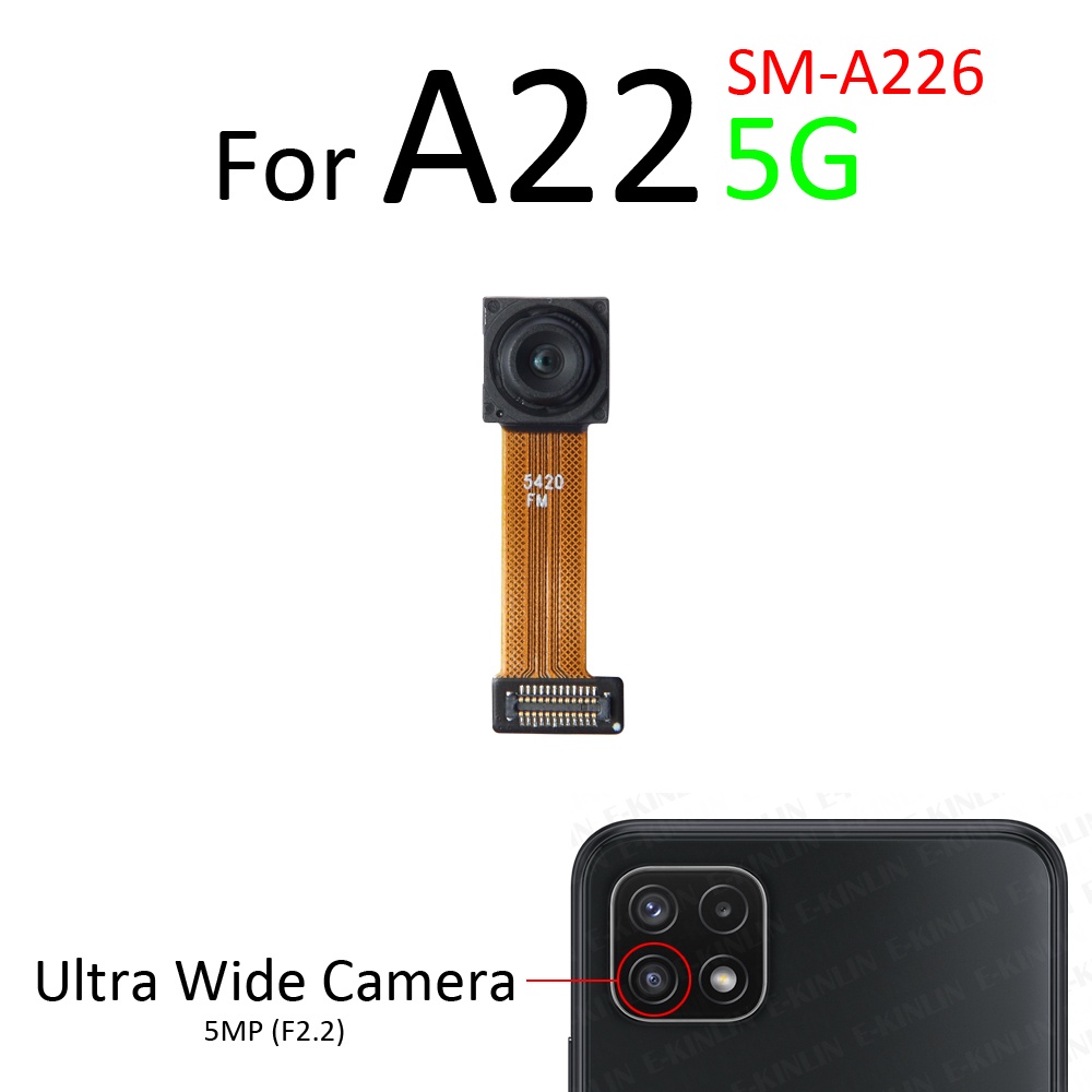 Camera Chính Siêu Sâu Mở Rộng Cho Samsung Galaxy A12 A22 4G 5G A125 A225 A226