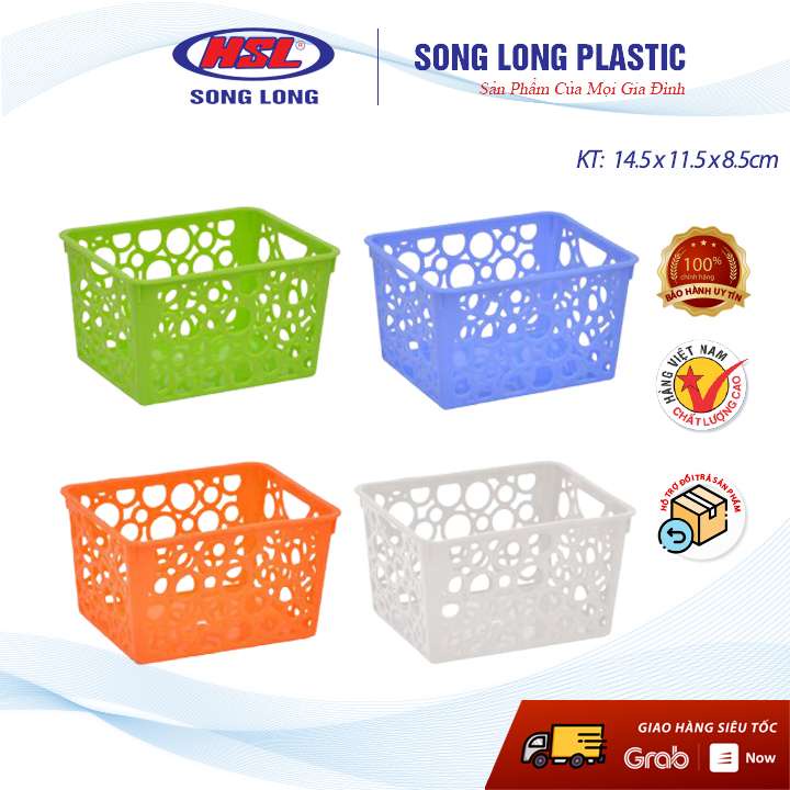 Khay nhựa đựng đồ đa năng Hàn Quốc - size bé- lớn - Song Long