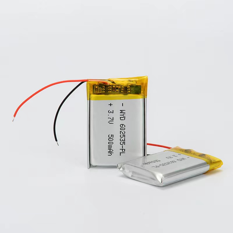 Pin Li-Po 3.7V 500mAh 602535  cho loa Bluetooth, smartwatch, định vị GPS, máy ghi âm, camera hành trình