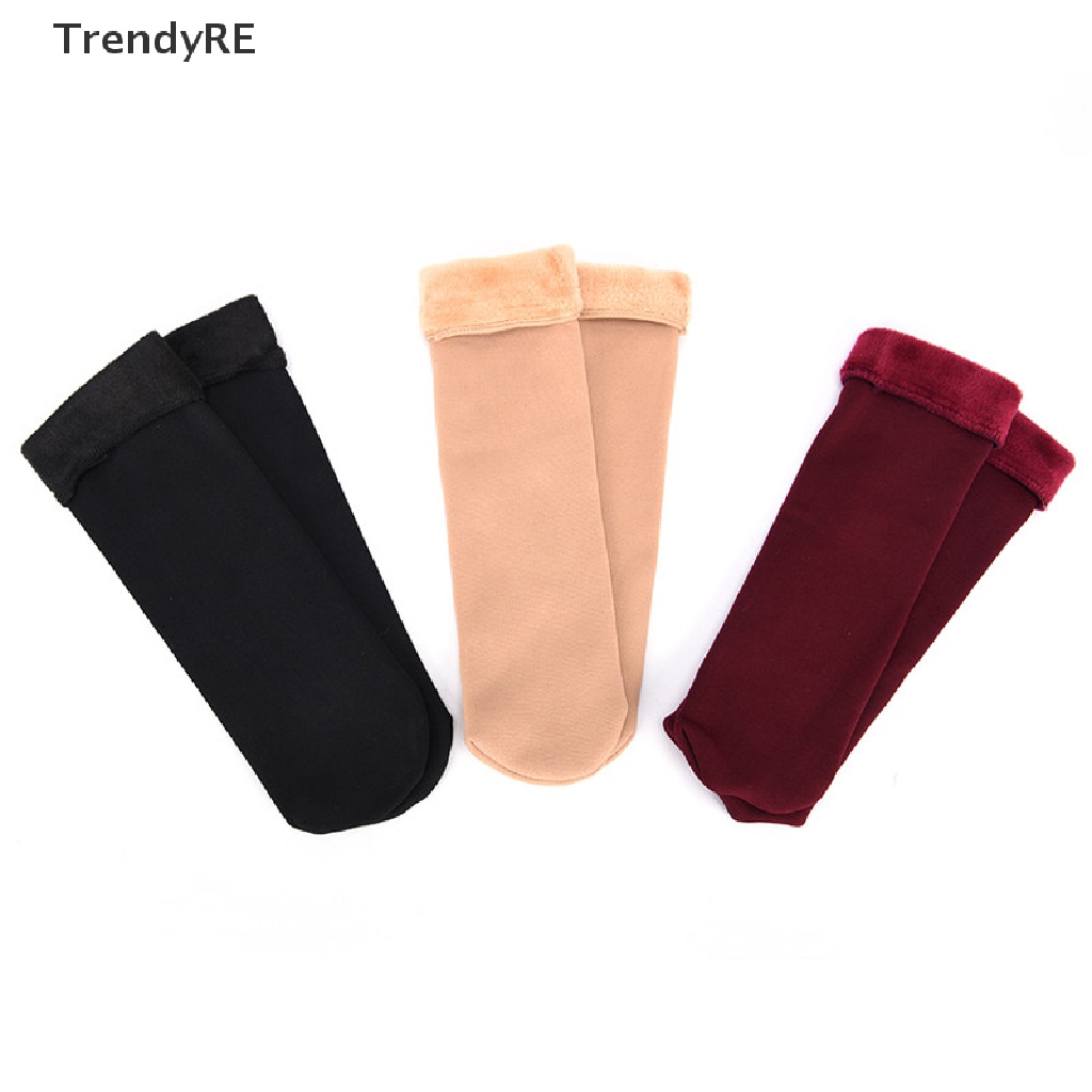 Đôi Vớ Cotton Len Dày Thoáng Khí Thời Trang Mùa Đông Cho Nữ